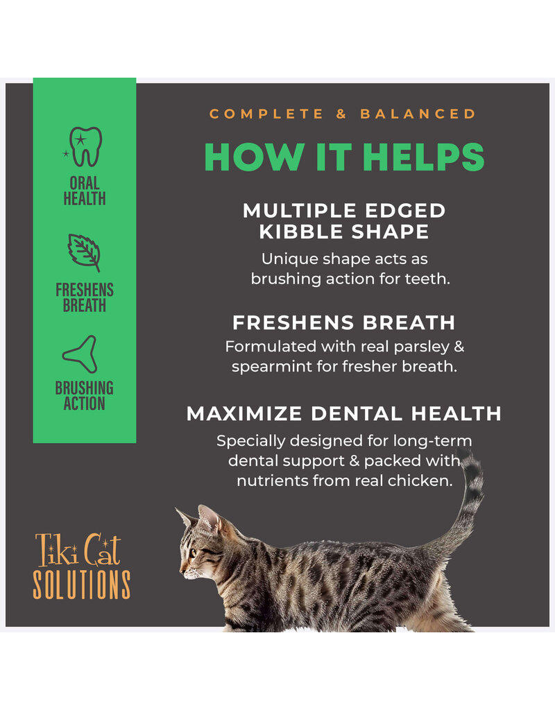 Tiki Pet Tiki Cat Solutions Dental Chicken Baked Kibble
