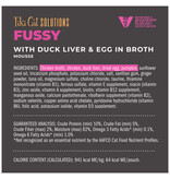 Tiki Pet Tiki Cat Solutions Mousse Fussy Duck, Liver & Egg 2.4 Oz pouch