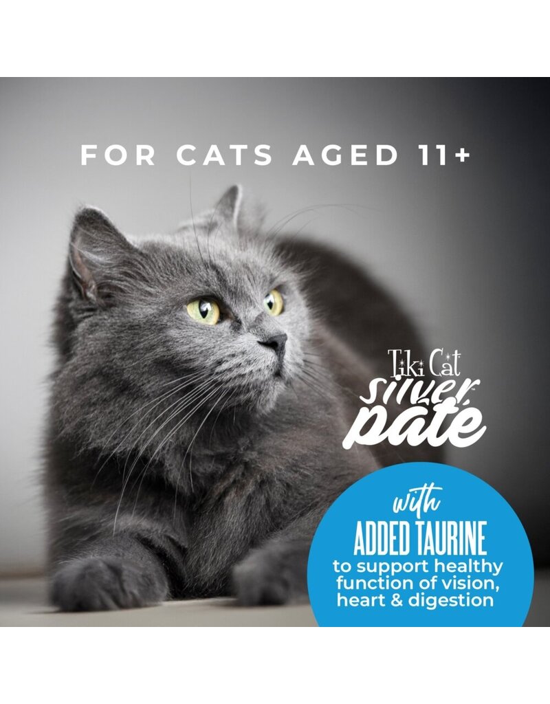 Tiki Pet Tiki Cat Silver Pate Chicken, Duck & Duck Liver in Broth 2.4 Oz can