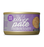 Tiki Pet Tiki Cat Silver Pate Chicken, Duck & Duck Liver in Broth 2.4 Oz can