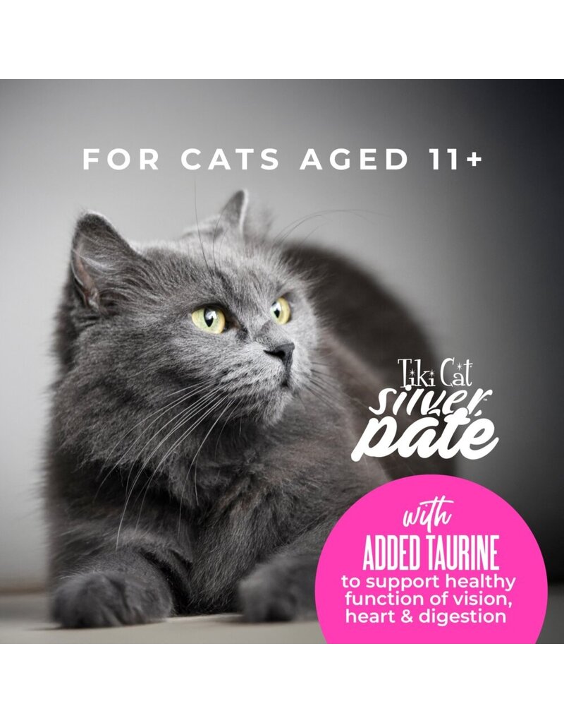 Tiki Pet Tiki Cat Silver Pate Chicken in Broth 2.4 Oz can