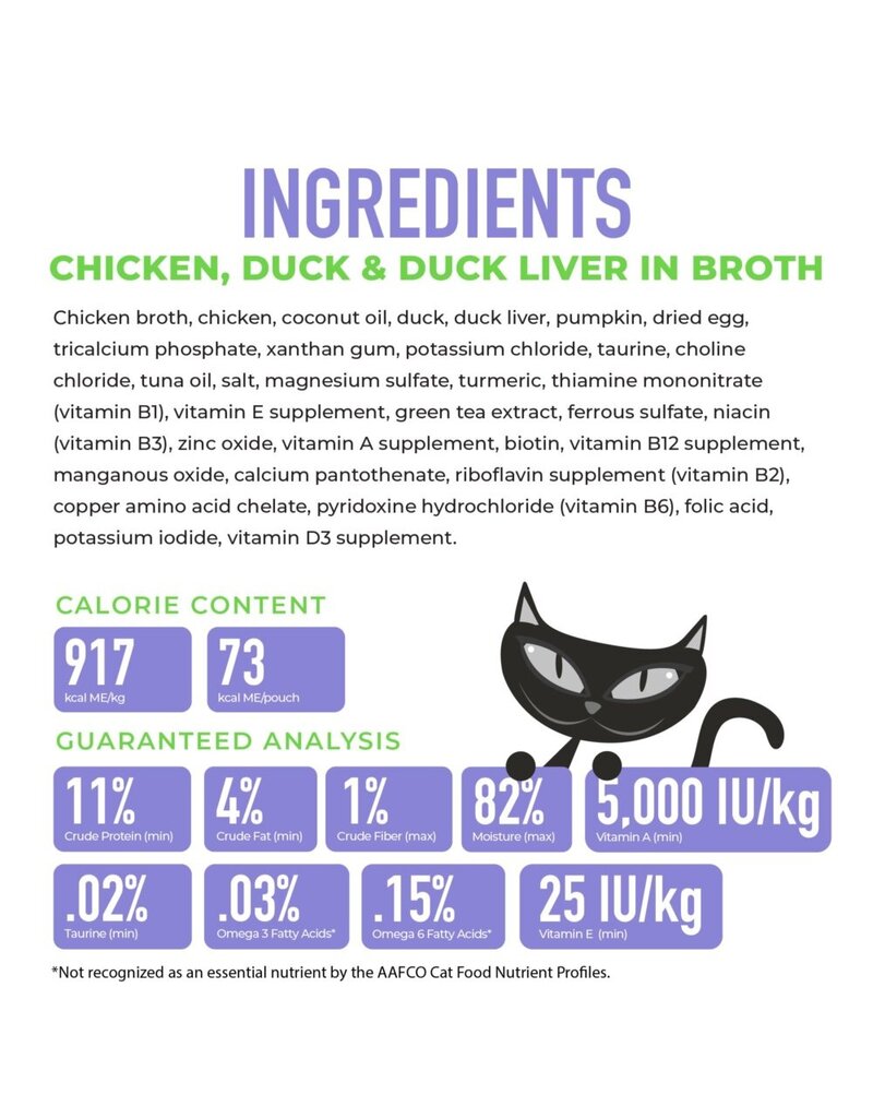 Tiki Pet Tiki Cat Silver Mousse Chicken, Duck & Duck Liver 2.8 Oz pouch