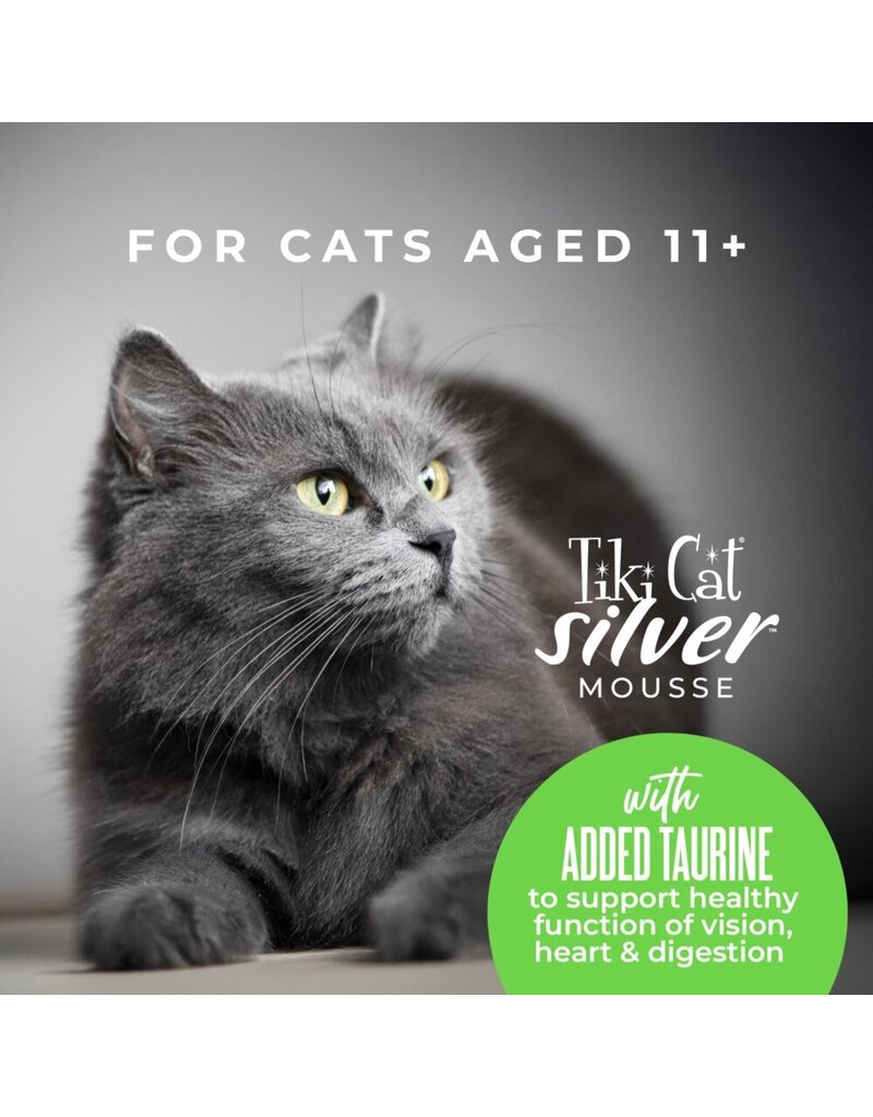 Tiki Pet Tiki Cat Silver Mousse Chicken, Duck & Duck Liver 2.8 Oz pouch