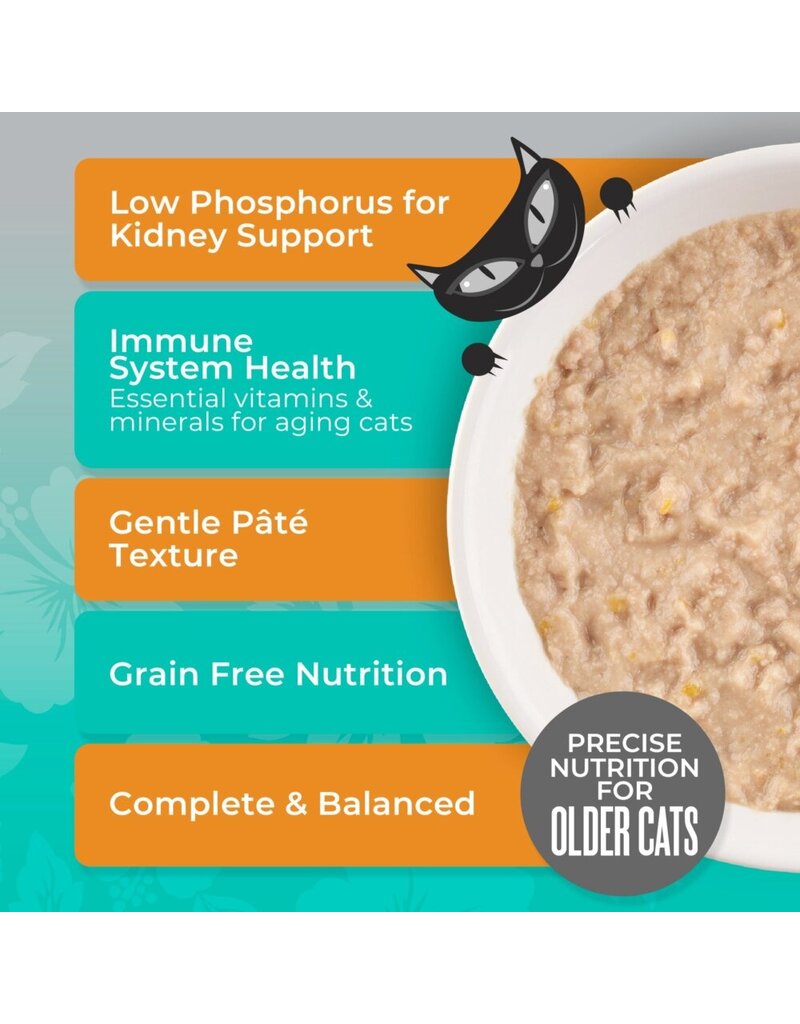 Tiki Pet Tiki Cat Silver Pate Tuna & Mackerel in Broth 2.4 Oz can