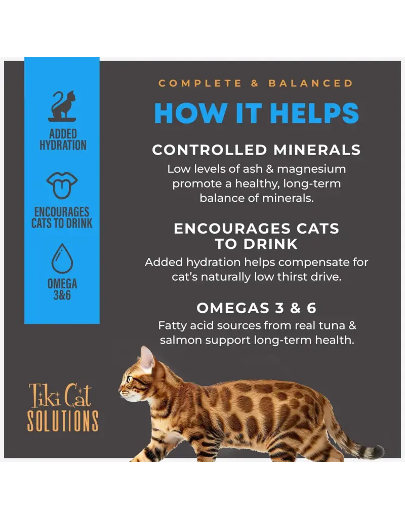 Tiki Pet Tiki Cat Solutions Mineral Balance Mousse Tuna & Salmon 2.4 Oz pouch