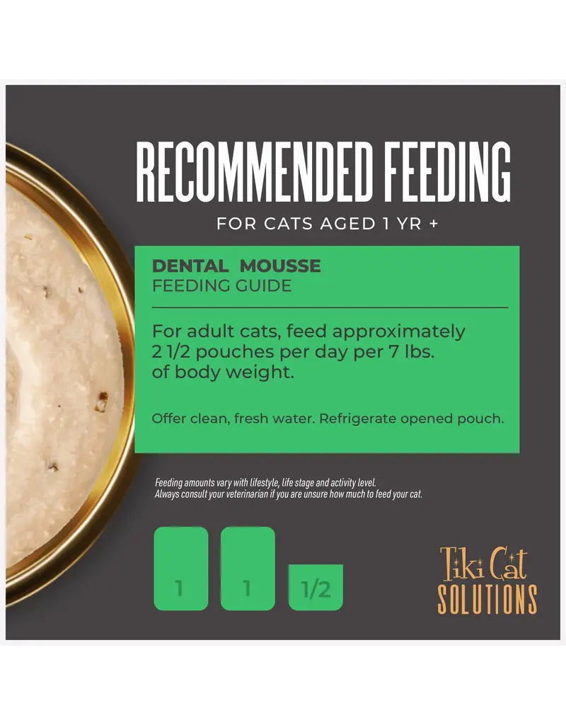 Tiki Pet Tiki Pet Solutions Cat Food Dental Chicken 2.4 Oz