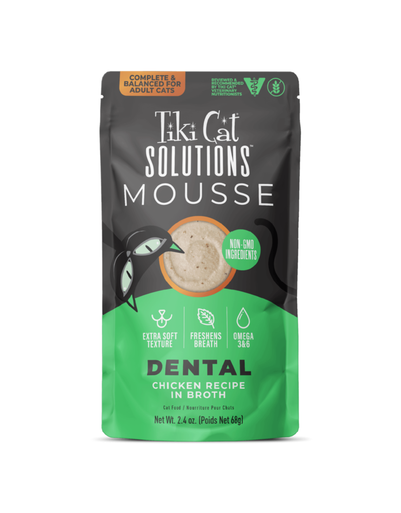 Tiki Pet Tiki Pet Solutions Cat Food Dental Chicken 2.4 Oz