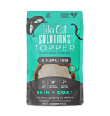 Tiki Pet Tiki Cat Solutions Topper Skin & Coat Salmon in Broth 1.5 Oz pouch