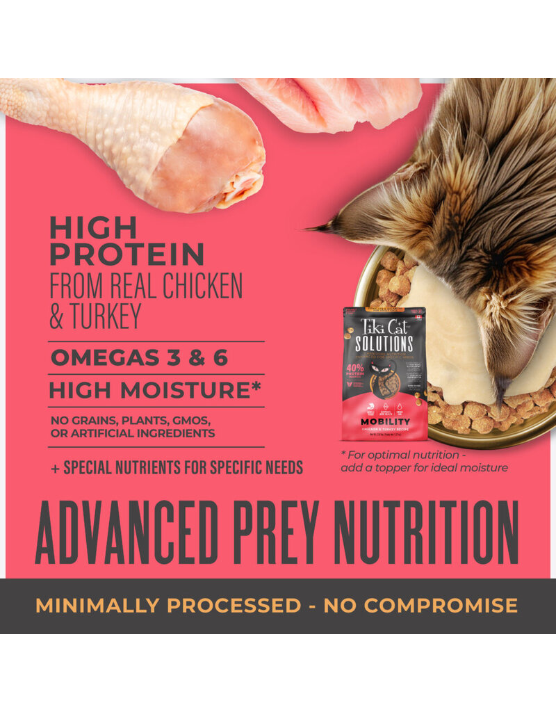 Tiki Pet Tiki Cat Solutions Mobility Chicken & Turkey Baked Kibble 2.8 Lb