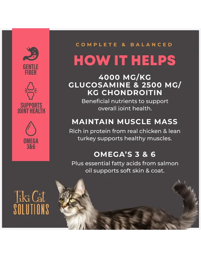 Tiki Pet Tiki Cat Solutions Mobility Chicken & Turkey Baked Kibble 2.8 Lb