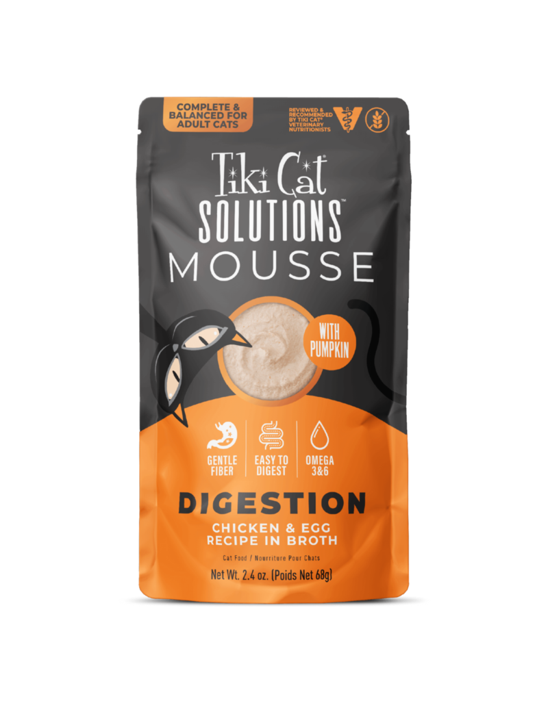 Tiki Pet Tiki Cat Solutions Digestive Chicken & Egg 2.4 Oz