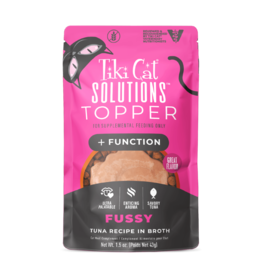Tiki Pet Tiki Cat Solutions Topper Fussy Tuna in Broth 1.5 Oz pouch