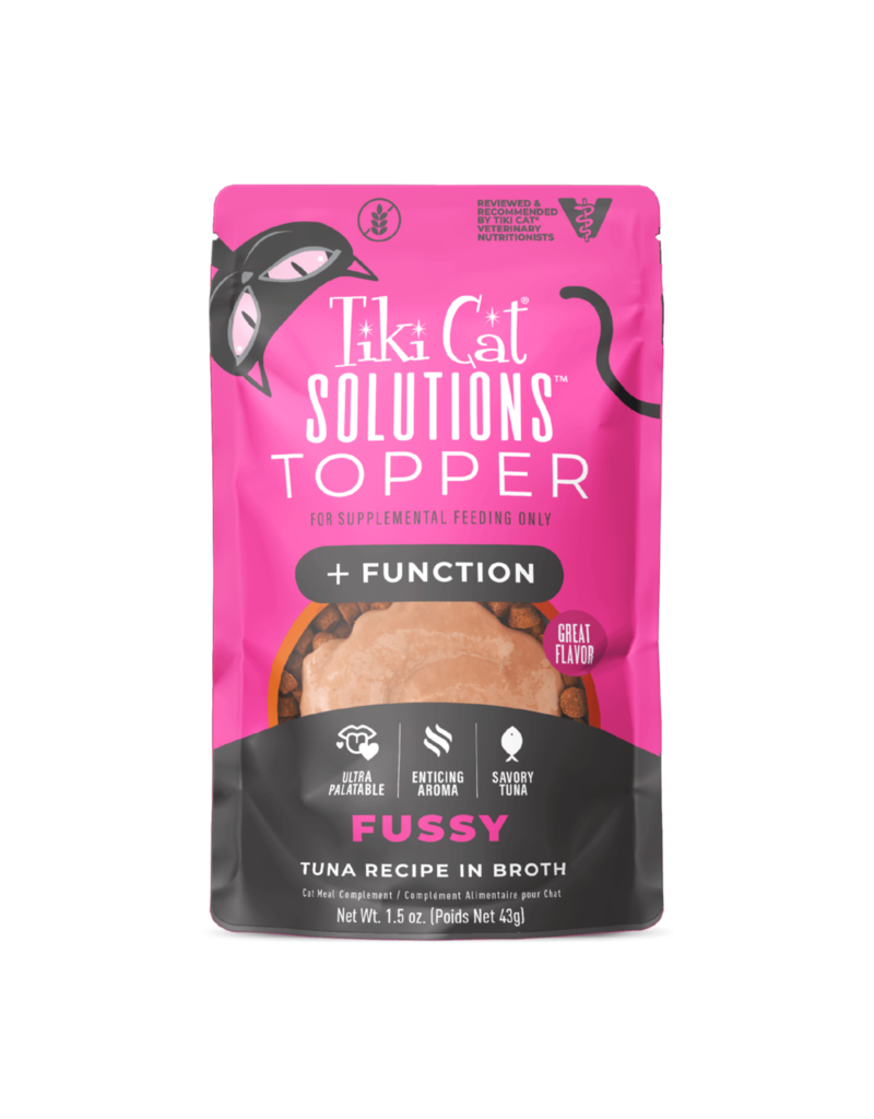Tiki Pet Tiki Cat Solutions Topper Fussy Tuna in Broth 1.5 Oz pouch