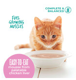 Tiki Pet Tiki Cat Baby Mousse Chicken, Tuna & Chicken Liver 2.4 Oz pouch