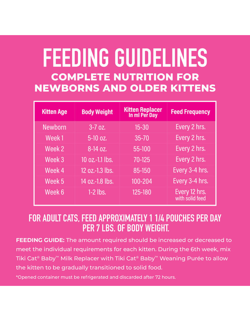 Tiki Pet Tiki Cat Baby Milk Replacer Goat Milk 6 Oz