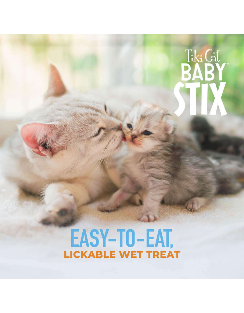 Tiki Pet Tiki Cat Baby Stix Treats with Chicken in Creamy Gravy 42-pack
