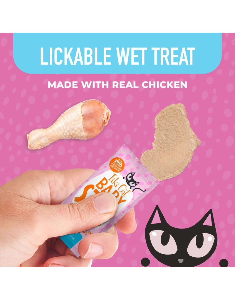 Tiki Pet Tiki Cat Baby Stix Treats with Chicken in Creamy Gravy 42-pack