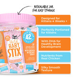 Tiki Pet Tiki Cat Baby Stix Treats with Chicken in Creamy Gravy 42-pack