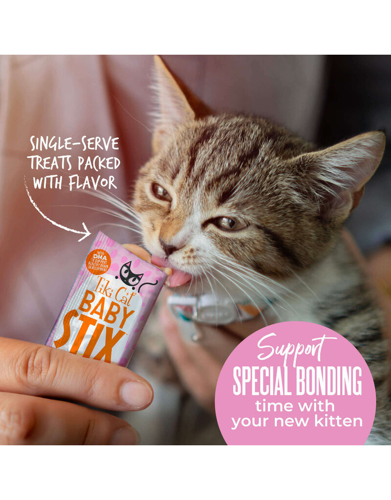 Tiki Pet Tiki Cat Baby Stix Treats with Chicken in Creamy Gravy 42-pack