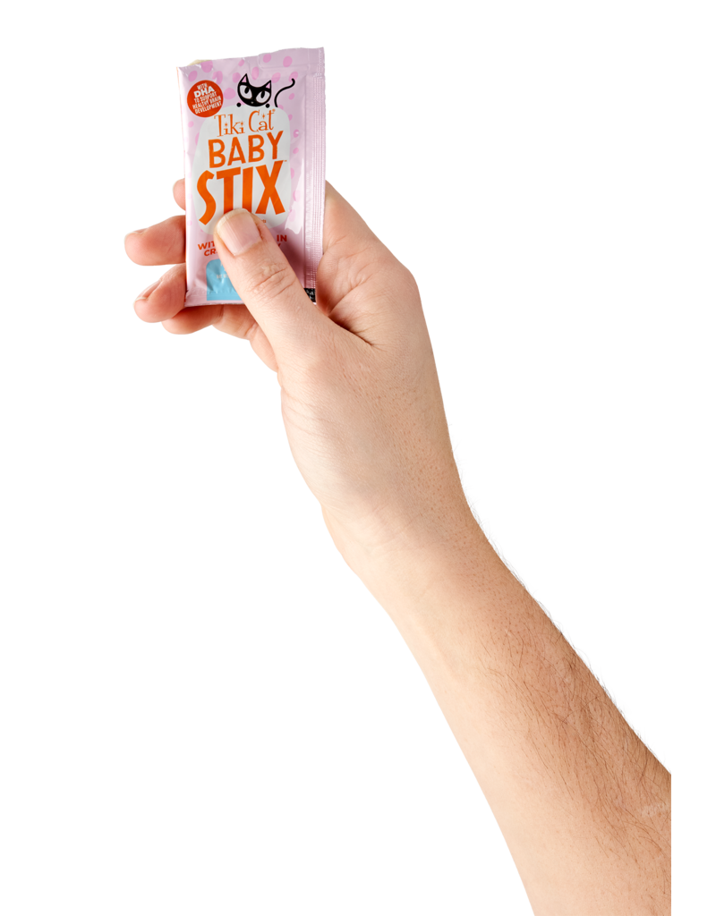 Tiki Pet Tiki Cat Baby Stix Treats with Chicken in Creamy Gravy 42-pack