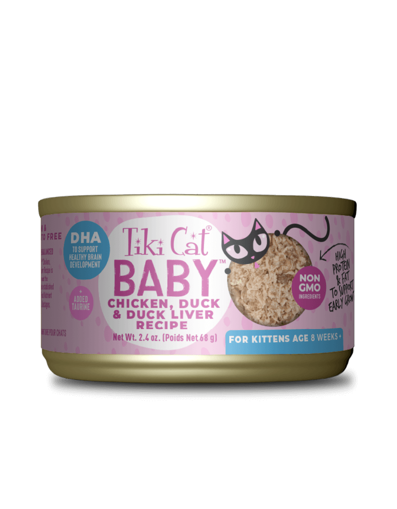 Tiki Pet Tiki Cat Baby Shreds Kitten Variety Pack 2.4 Oz 24ct