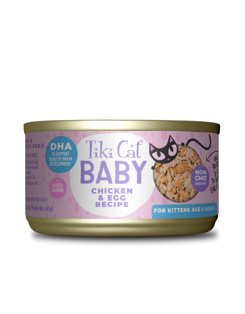 Tiki Pet Tiki Cat Baby Shreds Kitten Variety Pack 2.4 Oz 24ct