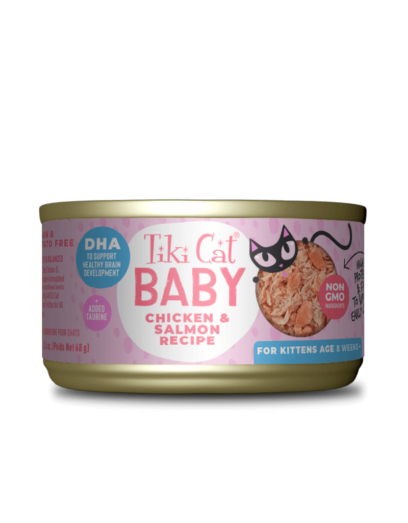 Tiki Pet Tiki Cat Baby Shreds Kitten Variety Pack 2.4 Oz 24ct
