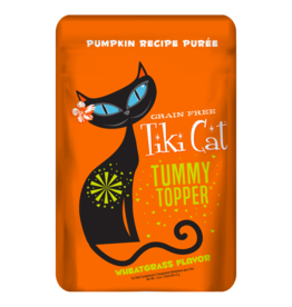 Tiki Pet Tiki Cat Born Carnivore Topper Pumpkin Puree & Wheatgrass 1.5 Oz pouch
