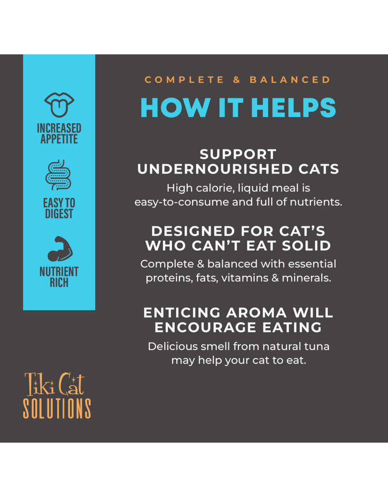 Tiki Pet Tiki Cat Solutions Liquid Meal Replacer Tuna & Milk 1.5 Oz