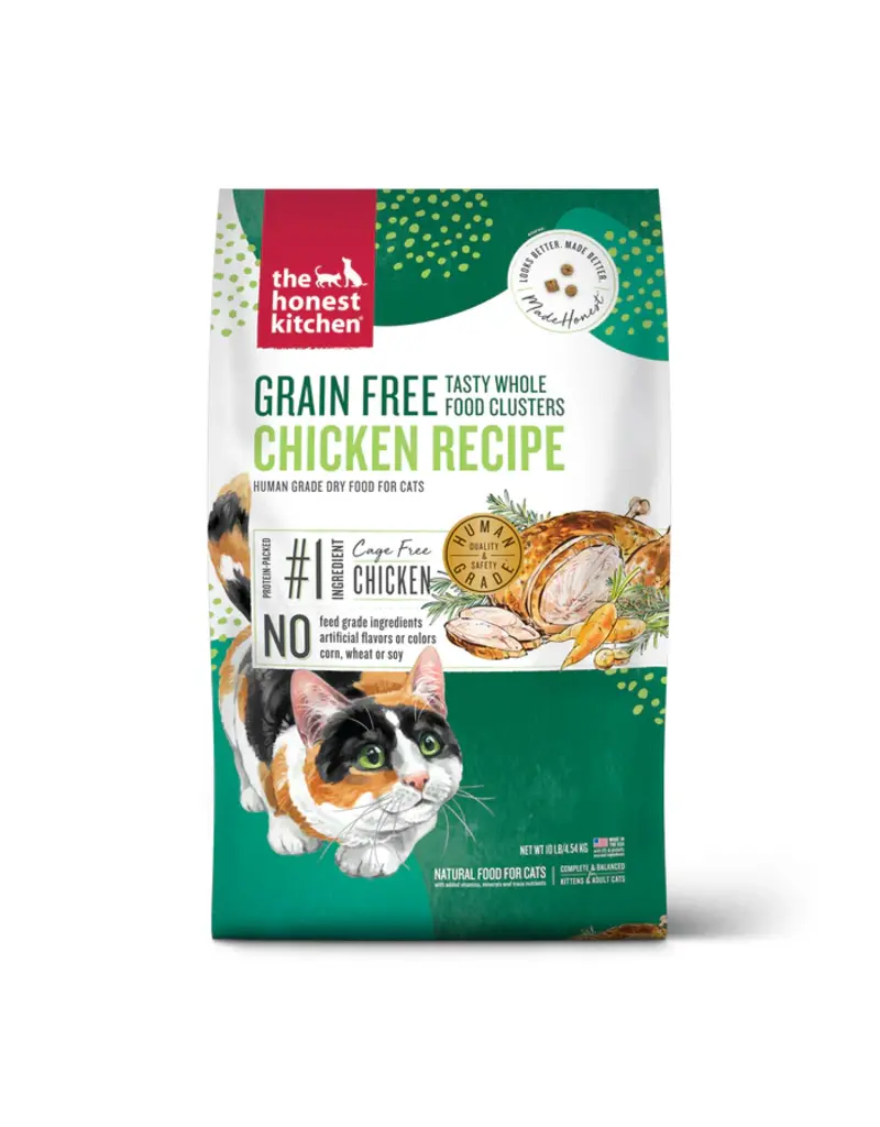 Honest Kitchen HK Grain Free Clusters Chicken Dry Cat Food 4 Lb