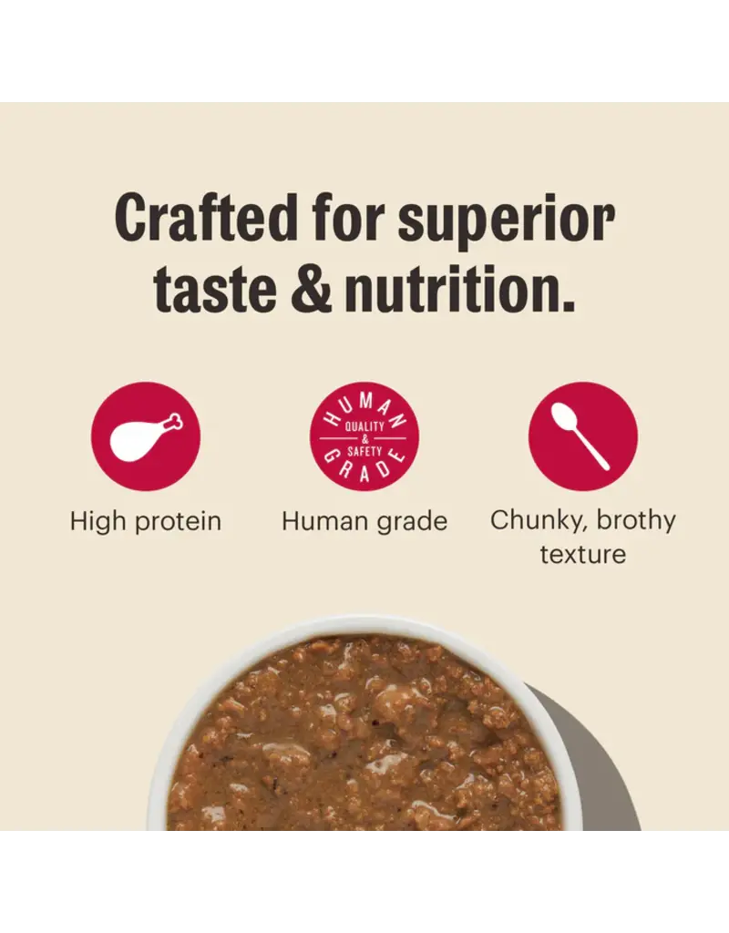 Honest Kitchen Honest Kitchen Minced Chicken in Bone Broth Gravy Cat Food 5.5 Oz Carton