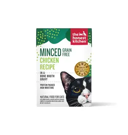 Honest Kitchen HK Minced Chicken in Bone Broth Gravy Cat Food 5.5 Oz