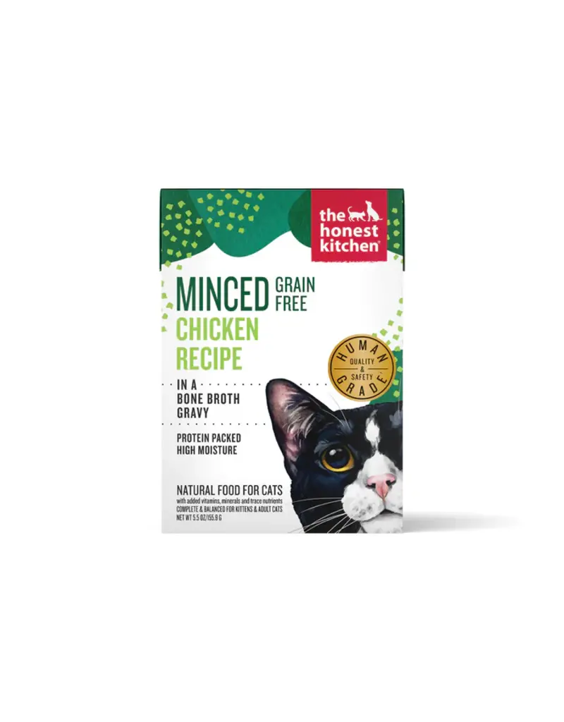 Honest Kitchen Honest Kitchen Minced Chicken in Bone Broth Gravy Cat Food 5.5 Oz Carton