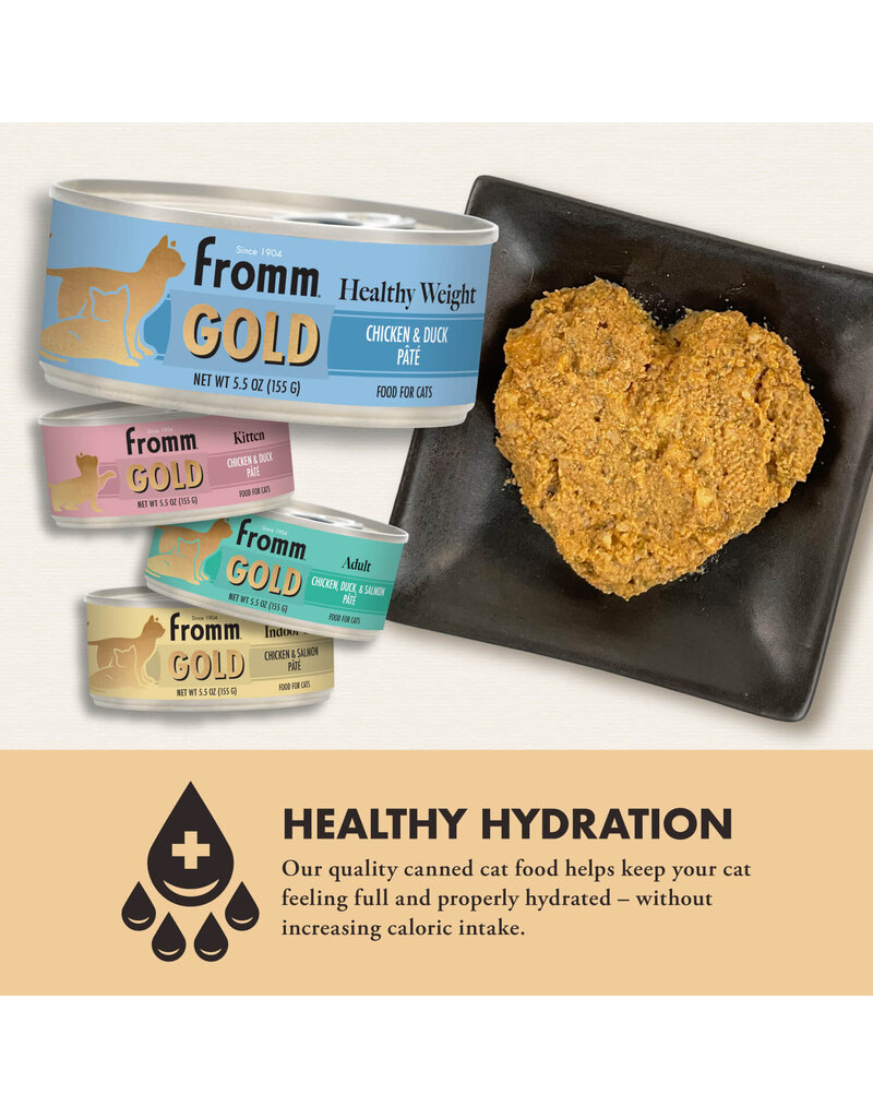 Fromm Fromm Gold Healthy Weight Chicken &  Duck Pate Cat 5.5 oz