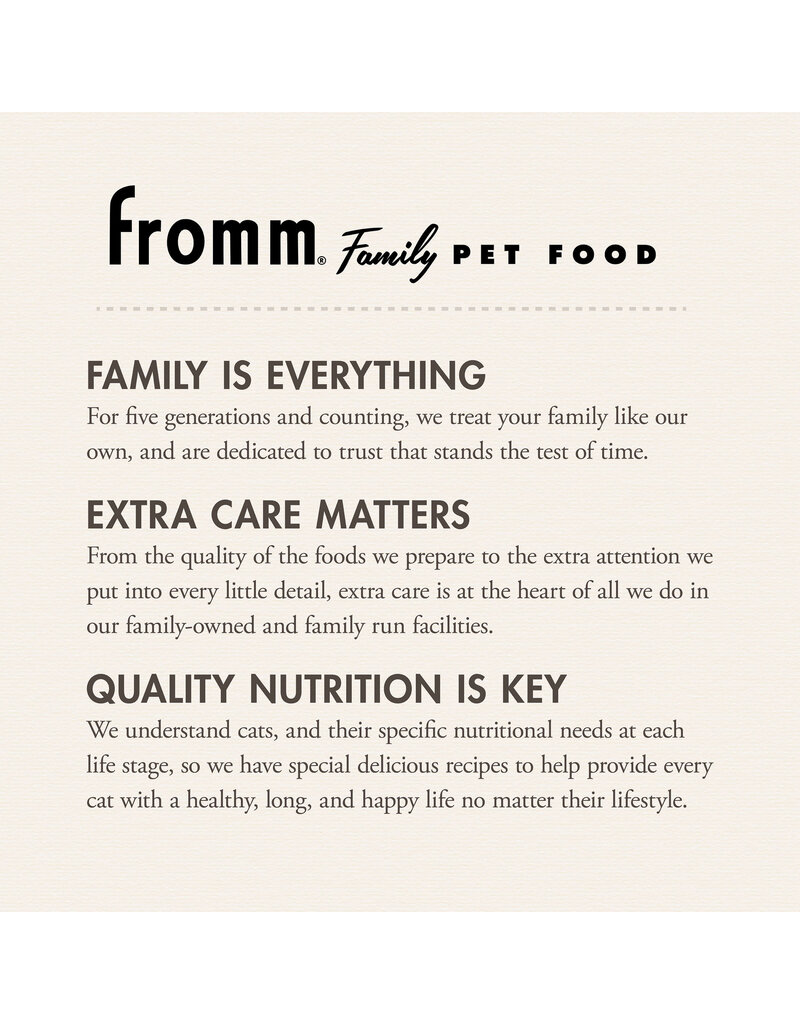 Fromm Fromm Gold Indoor Chicken & Salmon Pate Cat 5.5oz