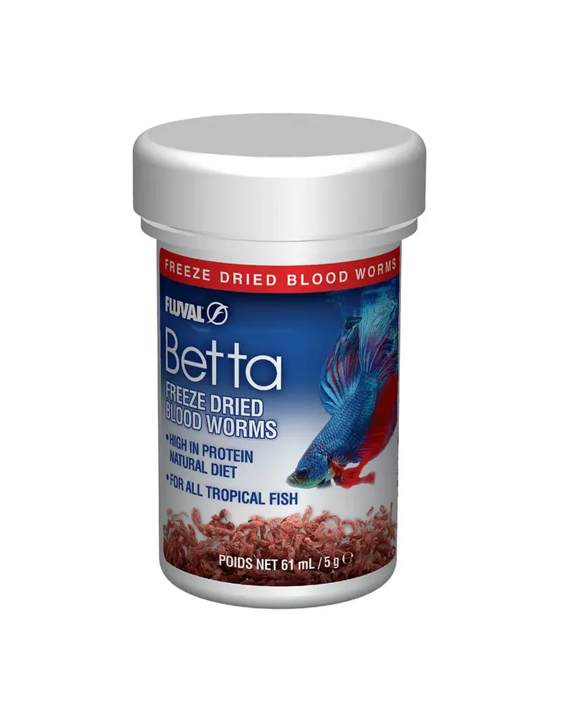 Fluval Fluval Betta Freeze Dried Bloodworm Fish Food .18 Oz