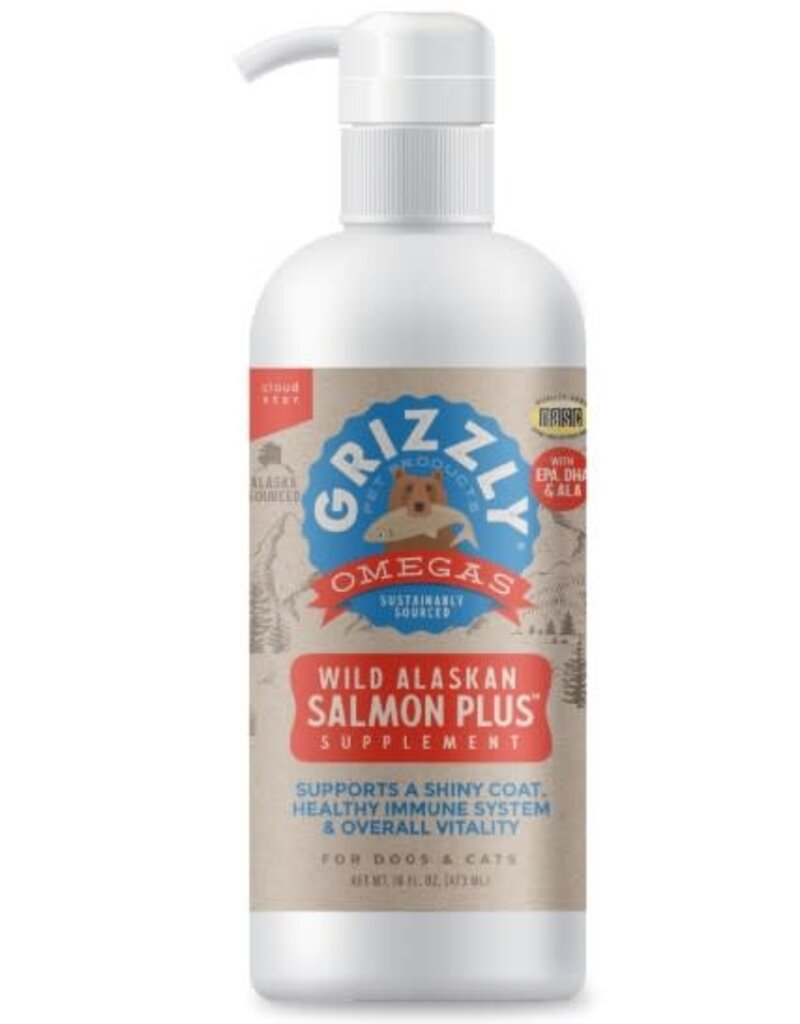 Grizzly Grizzly Wild Alaskan Salmon Plus Oil