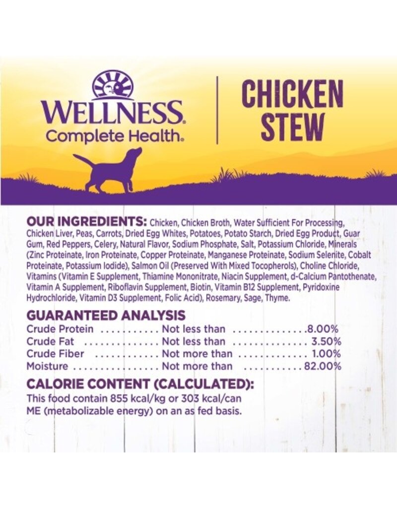Wellness Wellness Complete Health Chicken Stew, Peas and Carrots 12.5oz