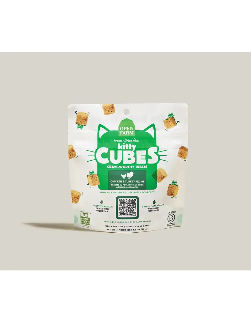 Open Farm Open Farm Cat Freeze-Dried Raw Treats, Chicken/Turkey 1.5Oz