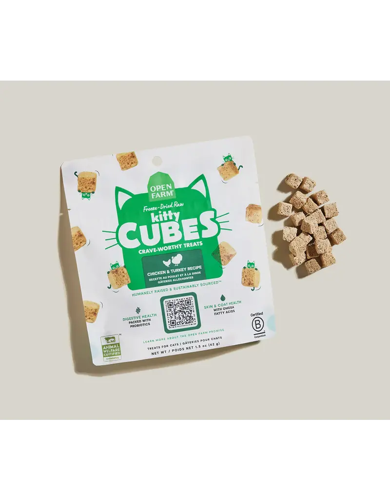 Open Farm Open Farm Cat Freeze-Dried Raw Treats, Chicken/Turkey 1.5Oz