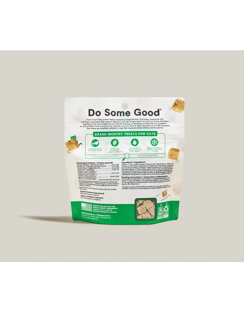 Open Farm Open Farm Cat Freeze-Dried Raw Treats, Chicken/Turkey 1.5Oz