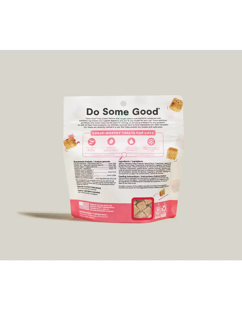 Open Farm Open Farm Cat Freeze-Dried Raw Treats Salmon/Mackerel 1.5Oz