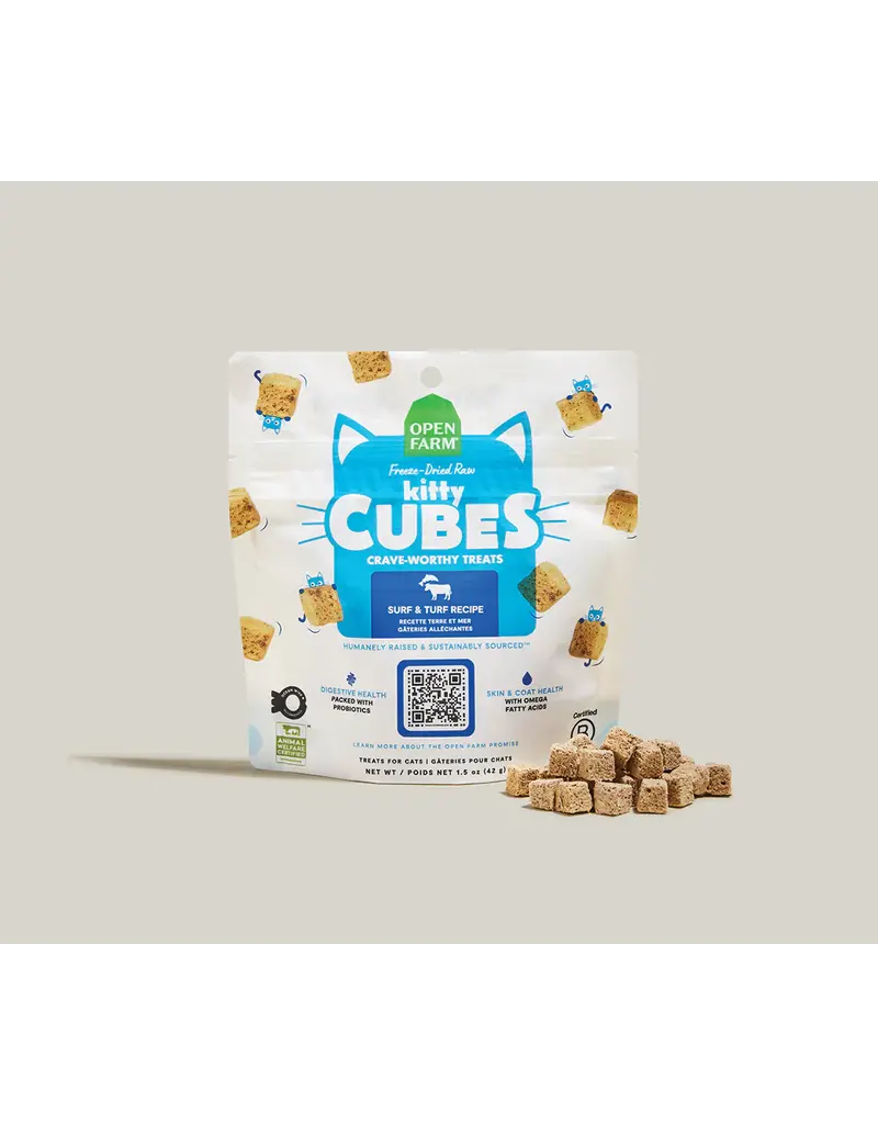 Open Farm Open Farm Cat Freeze-Dried Raw Treats Surf and Turf 1.5Oz