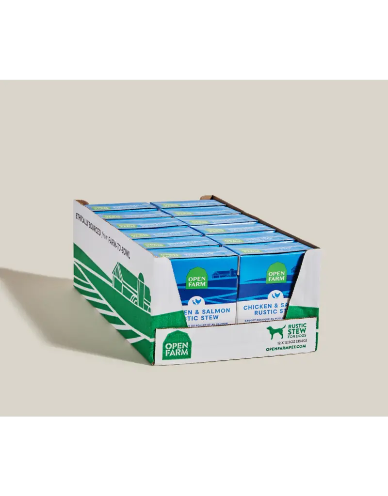 Open Farm Open Farm Chicken & Salmon Rustic Stew Wet Dog Food 12.5oz carton
