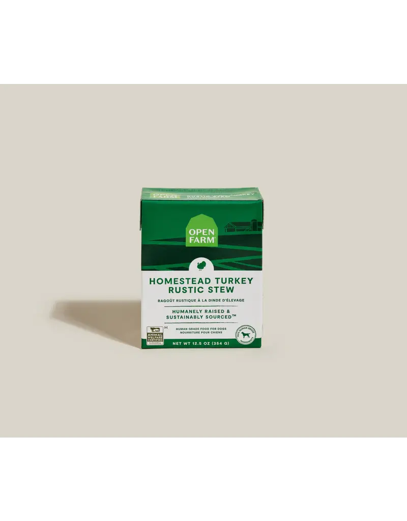 Open Farm Open Farm Rustic Stew Homestead Turkey Wet Dog Food 12.5oz   carton