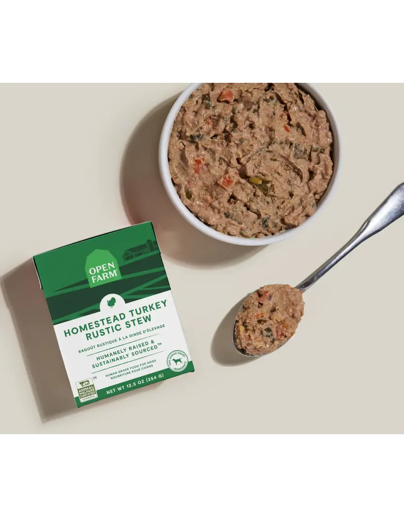 Open Farm Open Farm Rustic Stew Homestead Turkey Wet Dog Food 12.5oz   carton