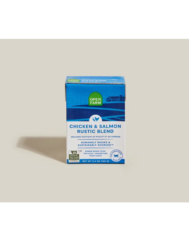 Open Farm Open Farm Rustic Blend Chicken & Salmon Wet Cat Food 5.5oz carton