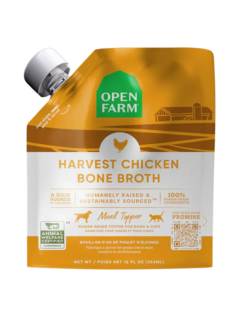 Open Farm Open Farm Chicken Bone Broth Meal Topper For Dogs & Cats 12 oz