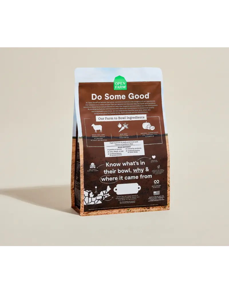 Open Farm Open Farm Grain Free Pasture-Raised Lamb Dry Dog Food