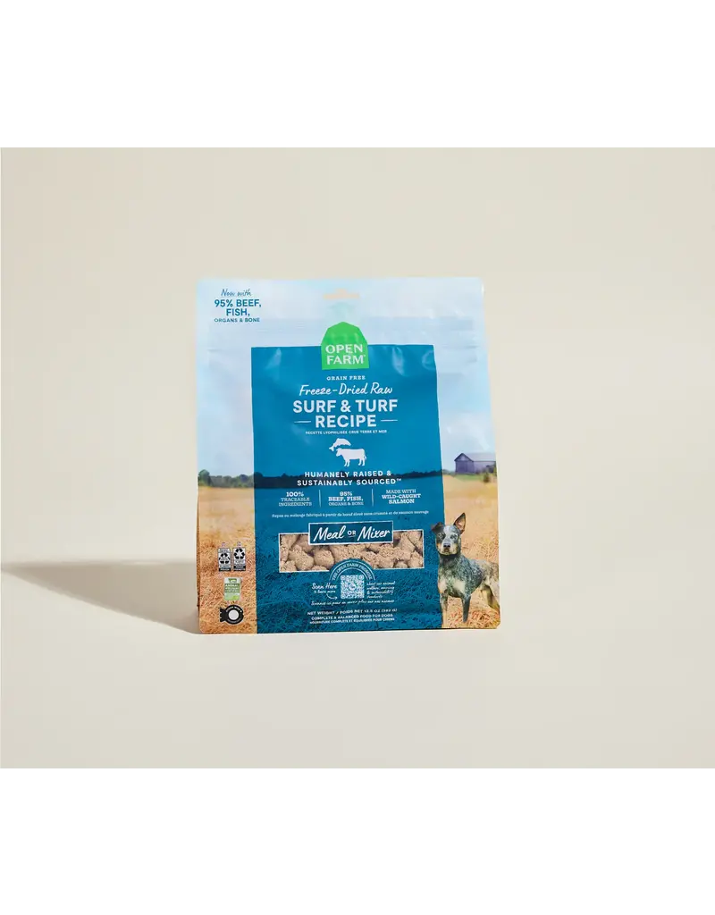 Open Farm Open Farm Freeze Dried Raw Surf & Turf Recipe Dog Food 13.5 oz